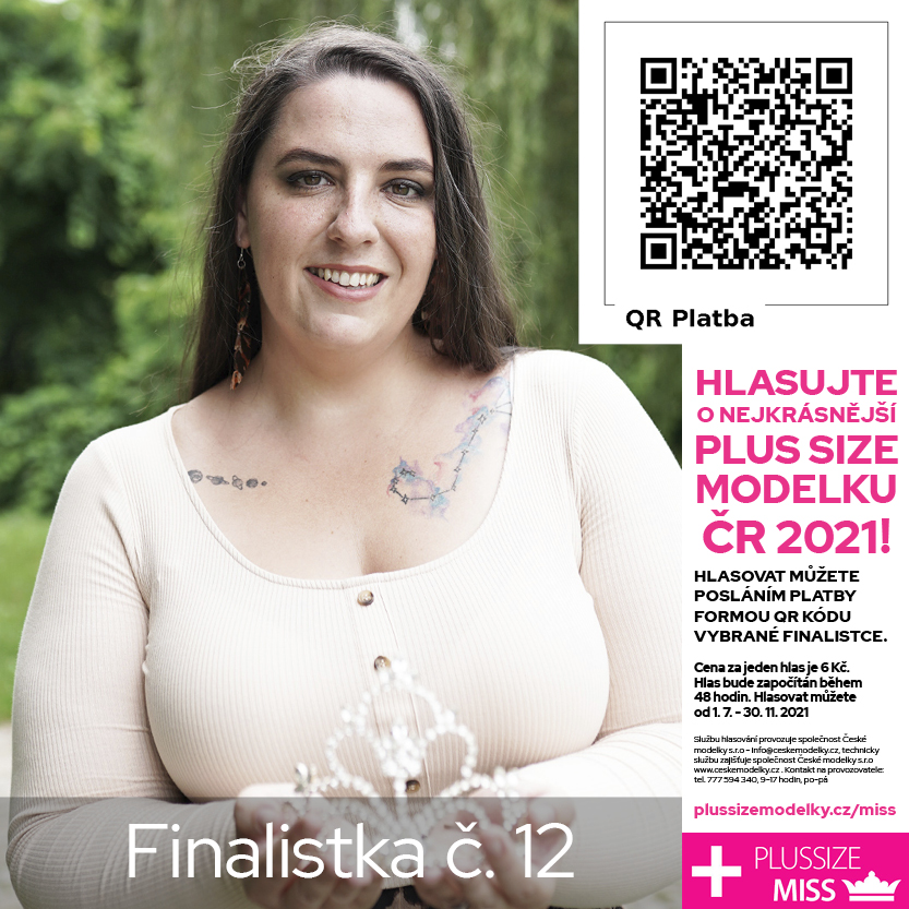 FOCEN S FINALISTKOU .12 MISS PLUS SIZE MODELKY R 2021