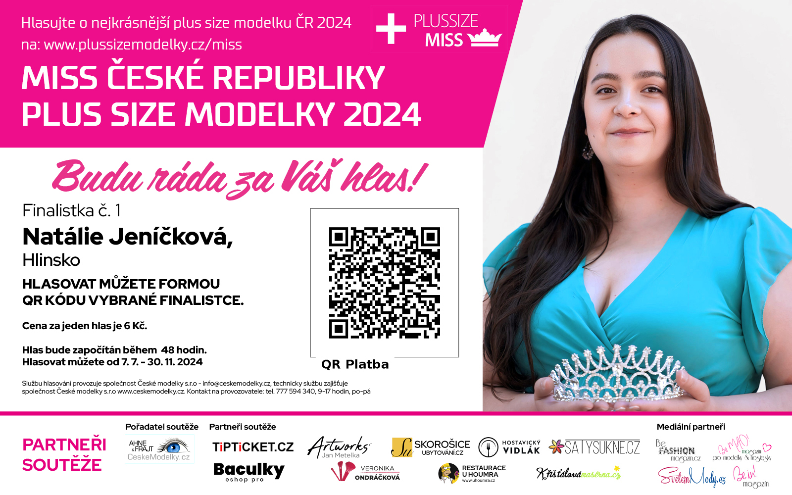 Miss Plus Size modelky R 2024 Natlie Jenkov finalistka . 1 - MISS PLUS SIZE OF CZECH REPUBLIC