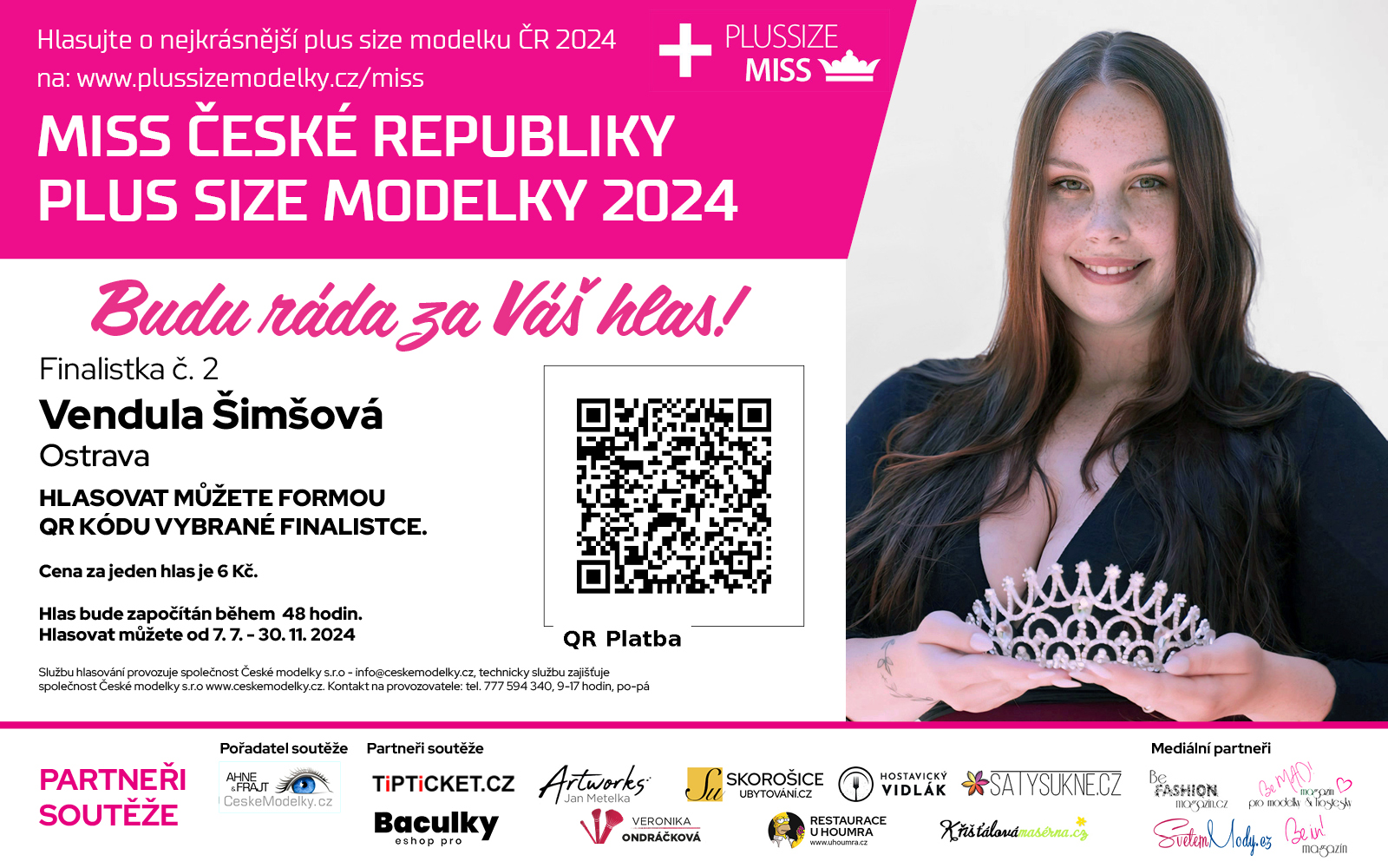 Miss Plus Size modelky R 2024 Vendula imov finalistka . 2 - MISS PLUS SIZE OF CZECH REPUBLIC