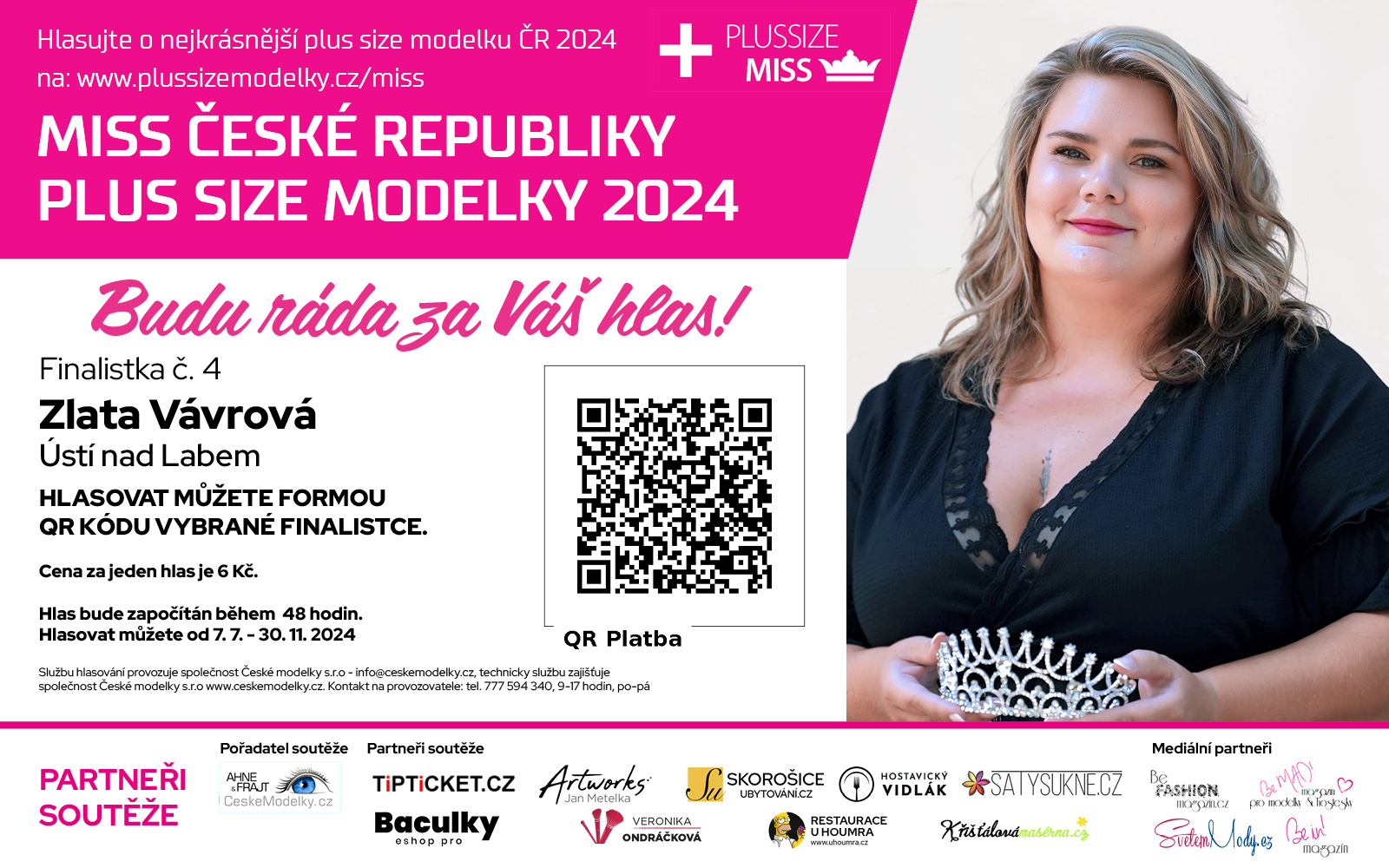 Miss Plus Size modelky R 2024 Zlata Vvrov finalistka . 4 - MISS PLUS SIZE OF CZECH REPUBLIC