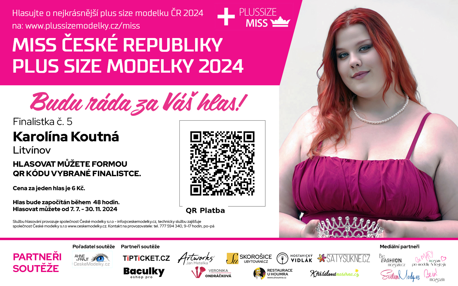 Miss Plus Size modelky R 2024 Karolna Koutn finalistka . 5 - MISS PLUS SIZE OF CZECH REPUBLIC