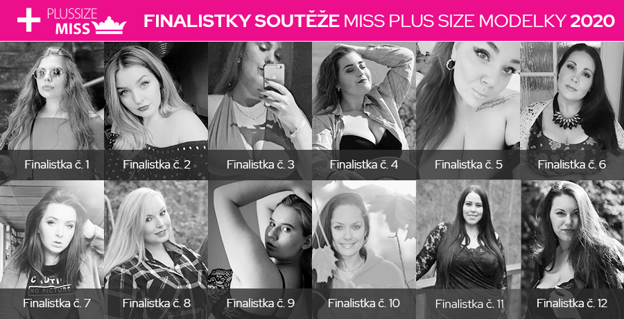 Znme finalistky soute Miss Plus Size modelky R 2020!