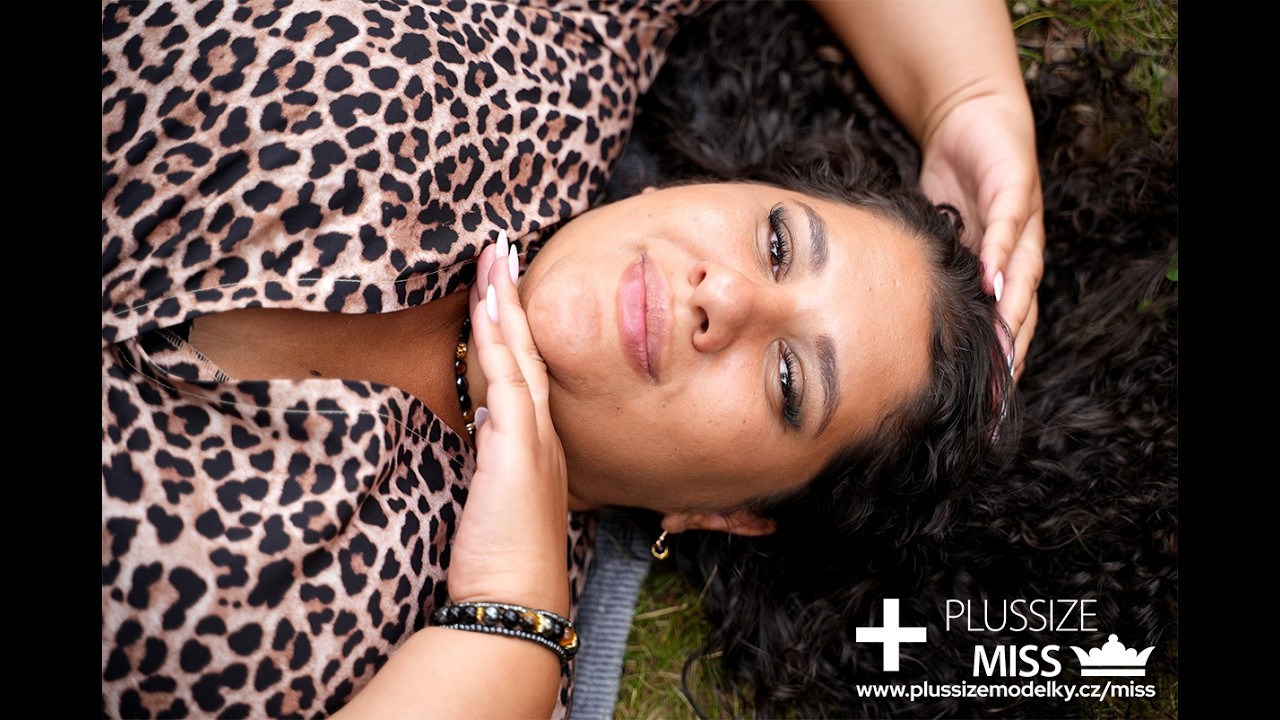 Finalistka s ��slem 4 B�ra Hub��kov� sout�e Miss Plus Size Modelky �esk� republiky 2026