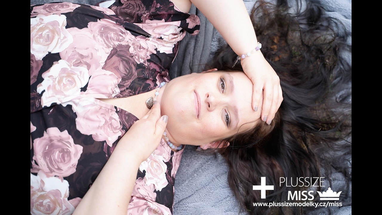 Finalistka s ��slem 12 Darina Janiczkov� sout�e Miss Plus Size Modelky �esk� republiky 2026