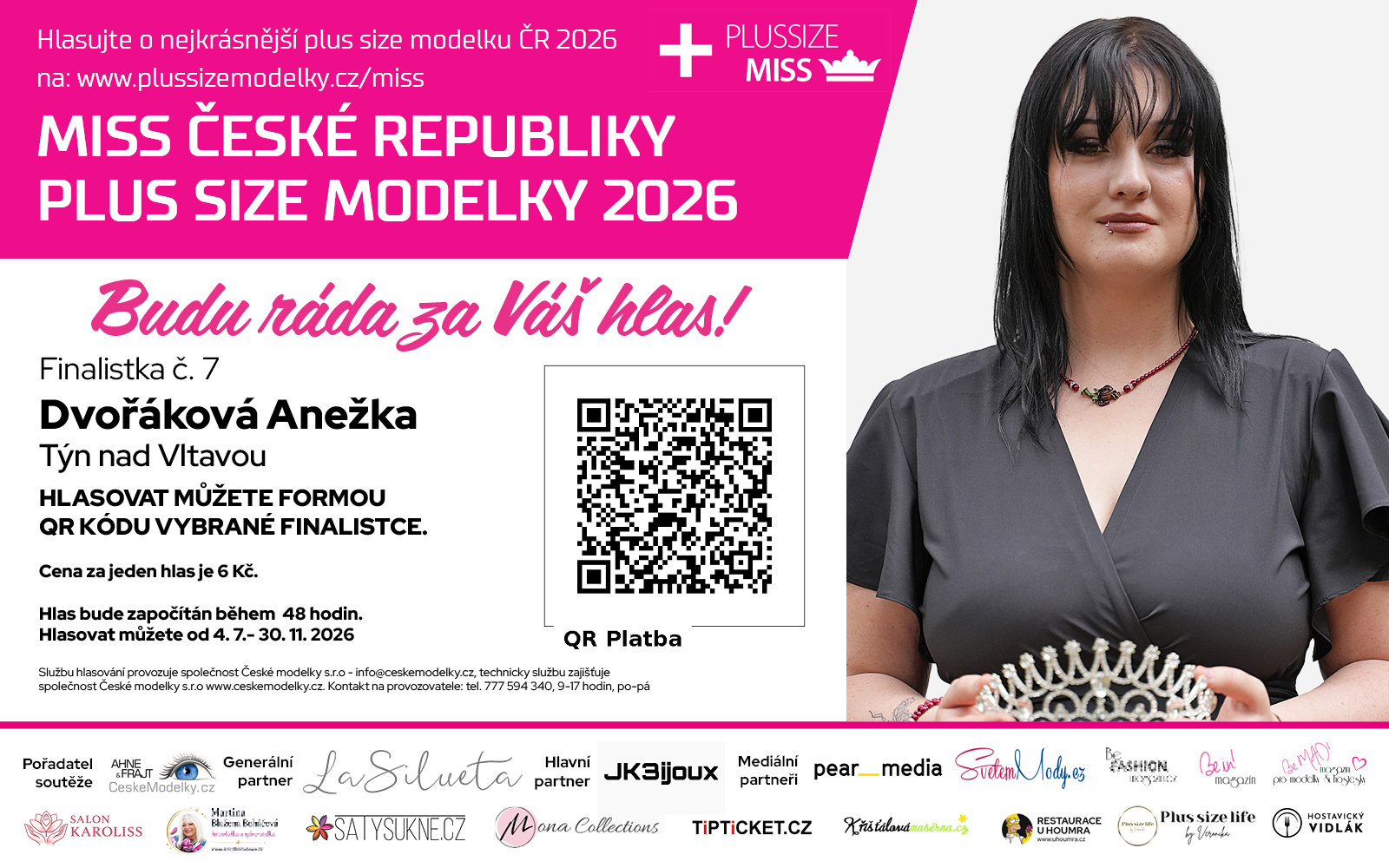 Známe finalistky sedmého ročníku celostátní soutěže Miss Plus Size modelky České republiky 2026!
