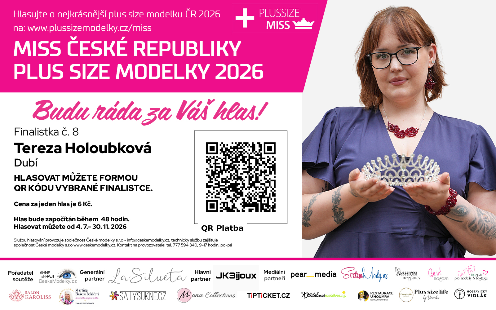 Známe finalistky sedmého ročníku celostátní soutěže Miss Plus Size modelky České republiky 2026!