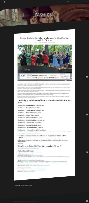 Napsali o n%E1s - Miss Plus Size modelky
