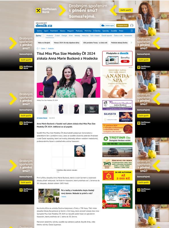 Napsali o n%E1s - Miss Plus Size modelky