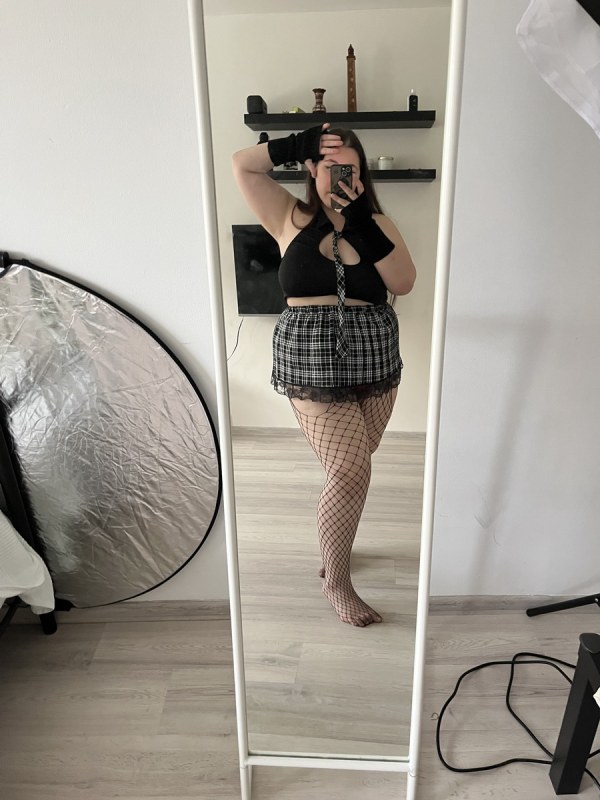 Plno�t�hl� modelky, plus size modelka, baculky