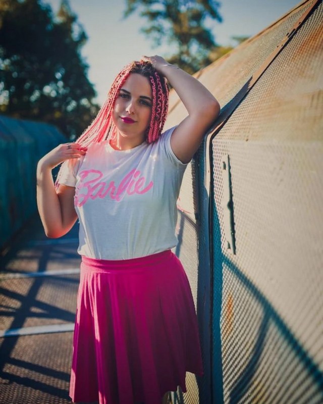 Plno�t�hl� modelky, plus size modelka, baculky
