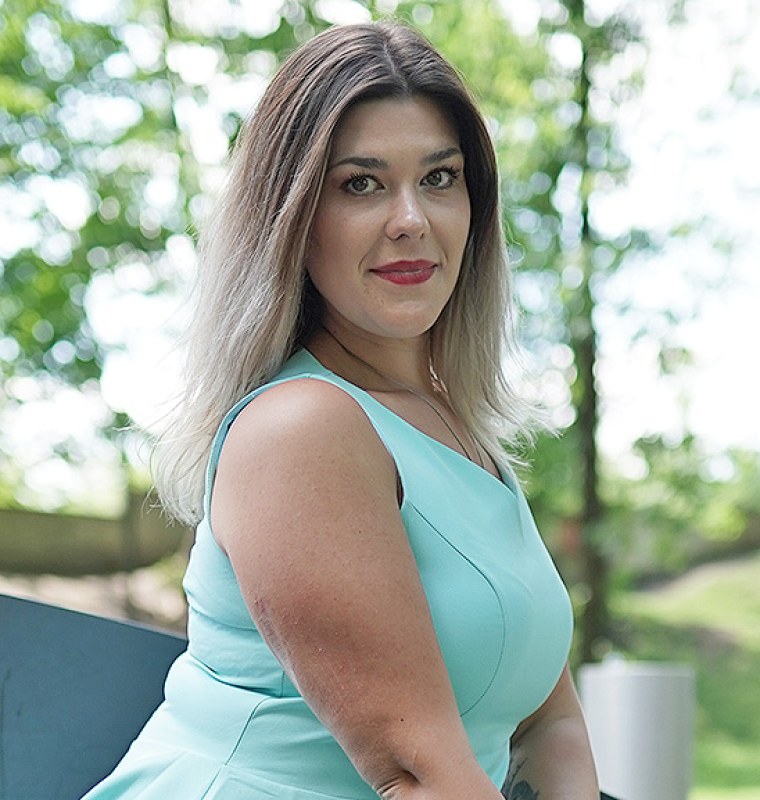 Plno�t�hl� modelky, plus size modelka, baculky