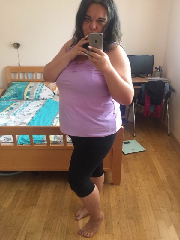 Plno�t�hl� modelky, plus size modelka, baculky