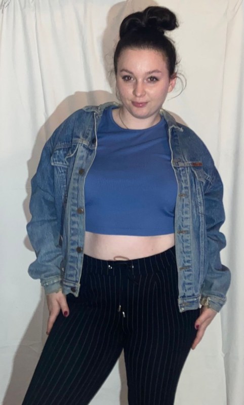 Plno�t�hl� modelky, plus size modelka, baculky