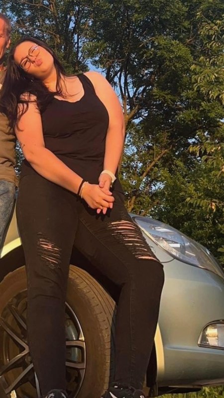 Plno�t�hl� modelky, plus size modelka, baculky