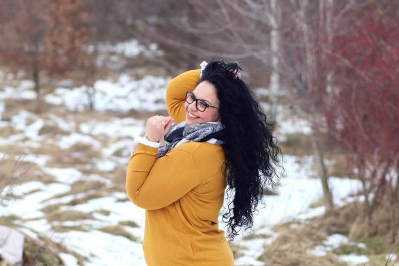Plno�t�hl� modelky, plus size modelka, baculky