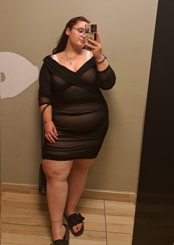 Plno�t�hl� modelky, plus size modelka, baculky