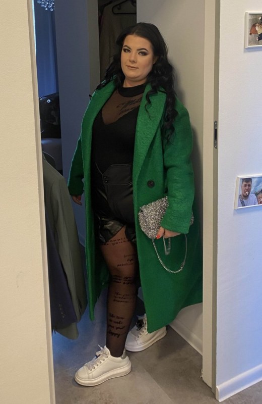 Plno�t�hl� modelky, plus size modelka, baculky