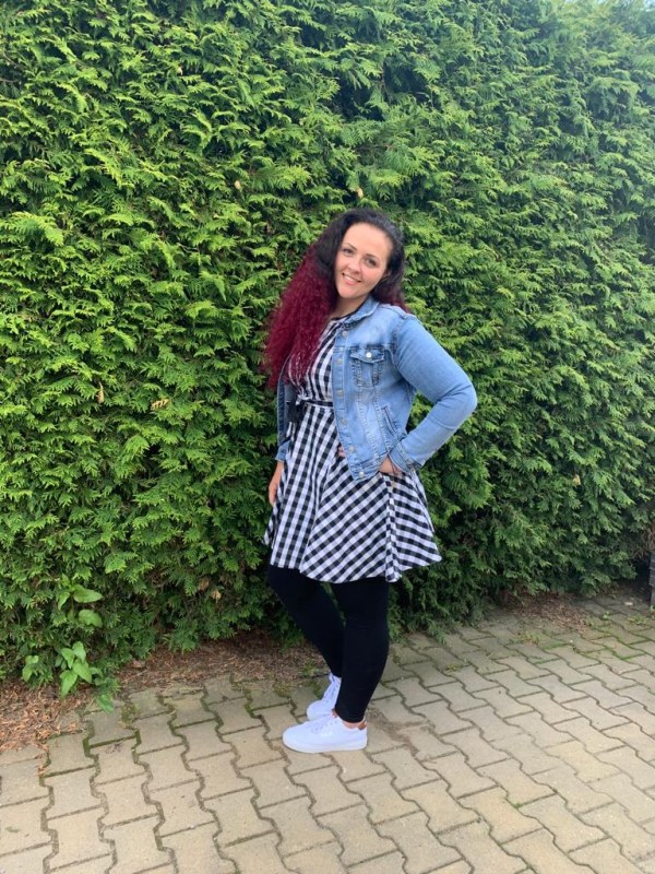 Plno�t�hl� modelky, plus size modelka, baculky