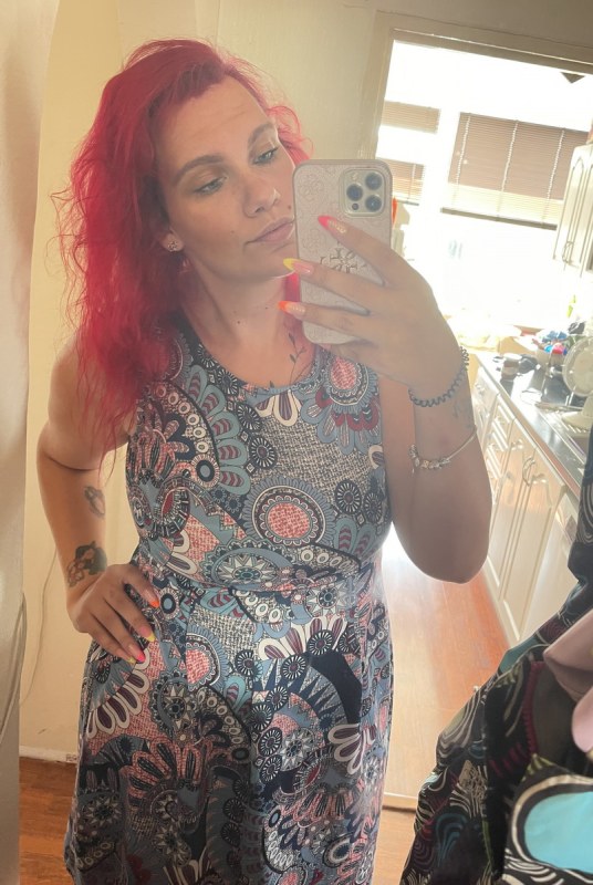 Plno�t�hl� modelky, plus size modelka, baculky