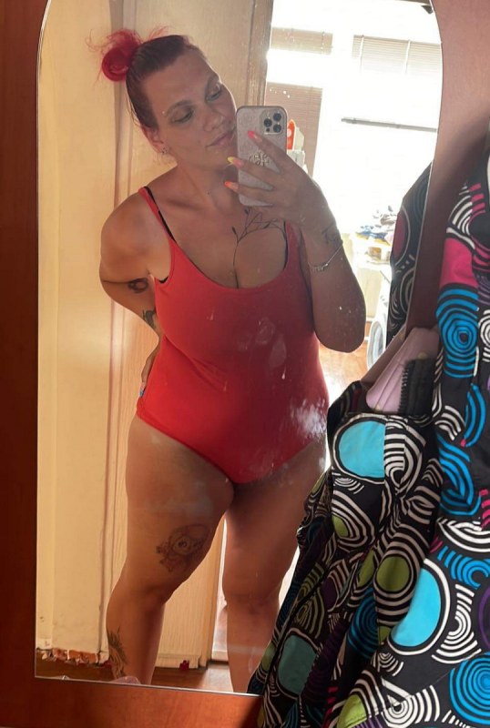Plno�t�hl� modelky, plus size modelka, baculky