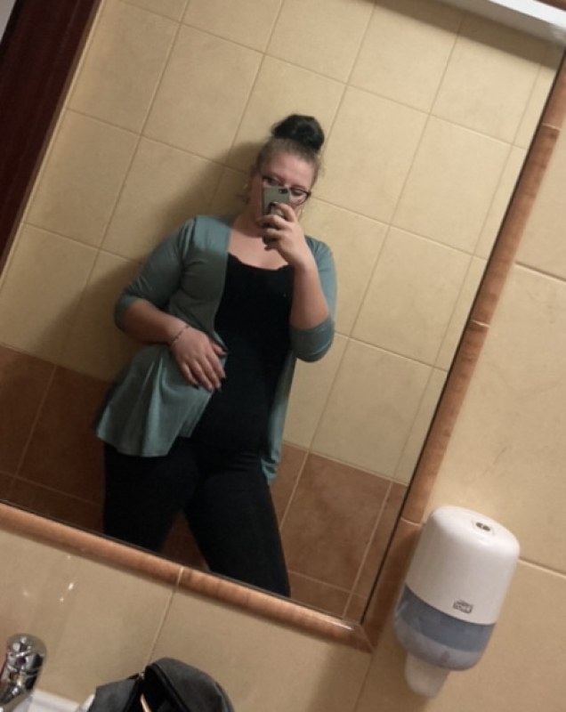 Plno�t�hl� modelky, plus size modelka, baculky