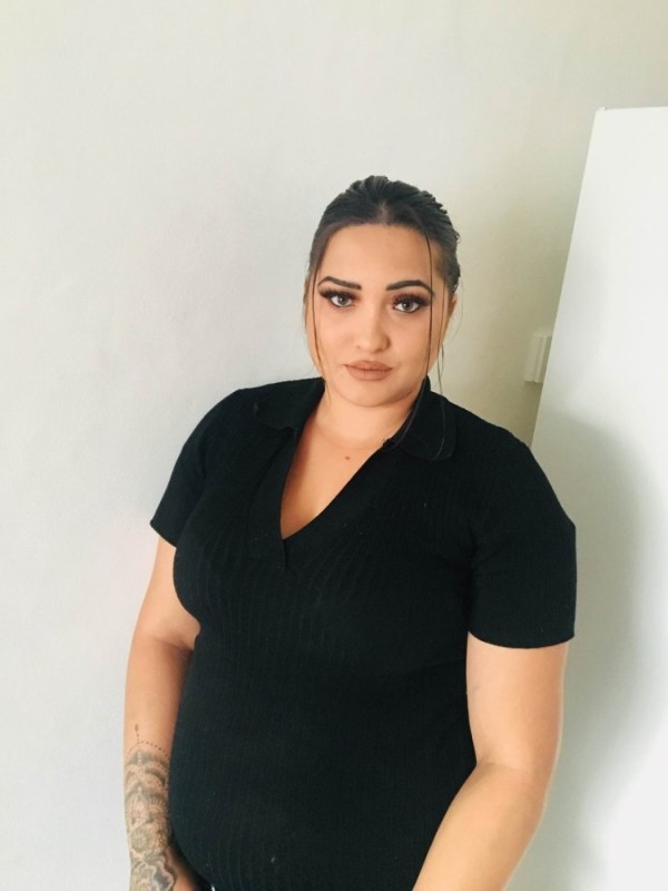 Plno�t�hl� modelky, plus size modelka, baculky