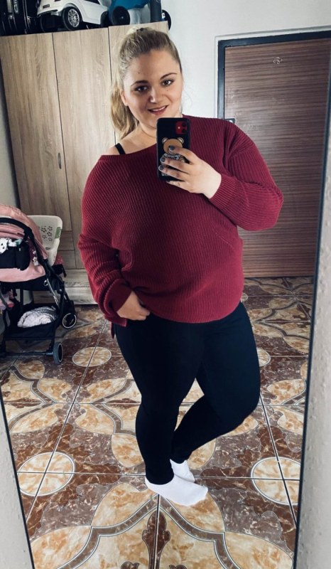 Plno�t�hl� modelky, plus size modelka, baculky
