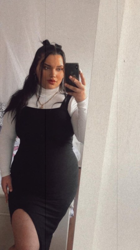 Plno�t�hl� modelky, plus size modelka, baculky