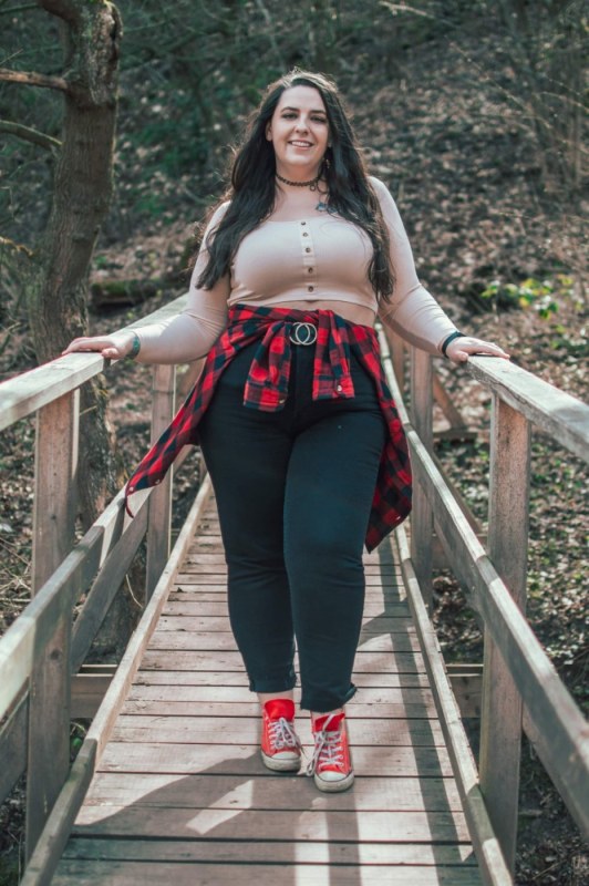 Plno�t�hl� modelky, plus size modelka, baculky