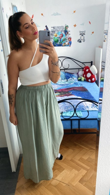 Plno�t�hl� modelky, plus size modelka, baculky