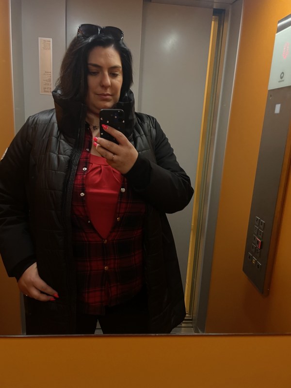 Plno�t�hl� modelky, plus size modelka, baculky