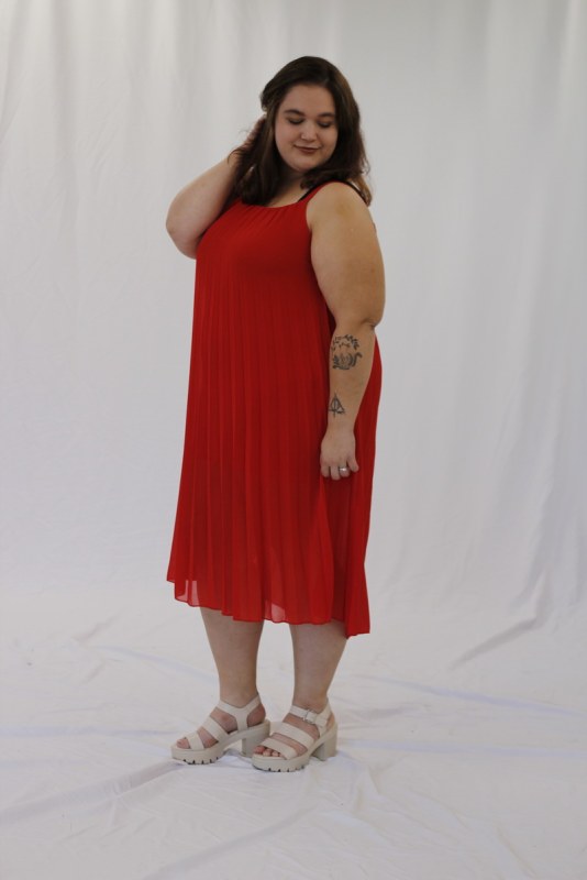 Plno�t�hl� modelky, plus size modelka, baculky