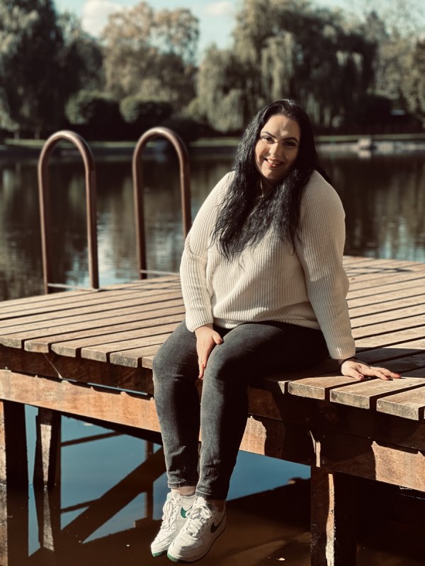Plno�t�hl� modelky, plus size modelka, baculky