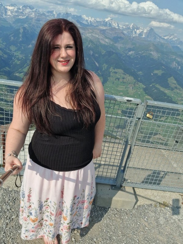 Plno�t�hl� modelky, plus size modelka, baculky